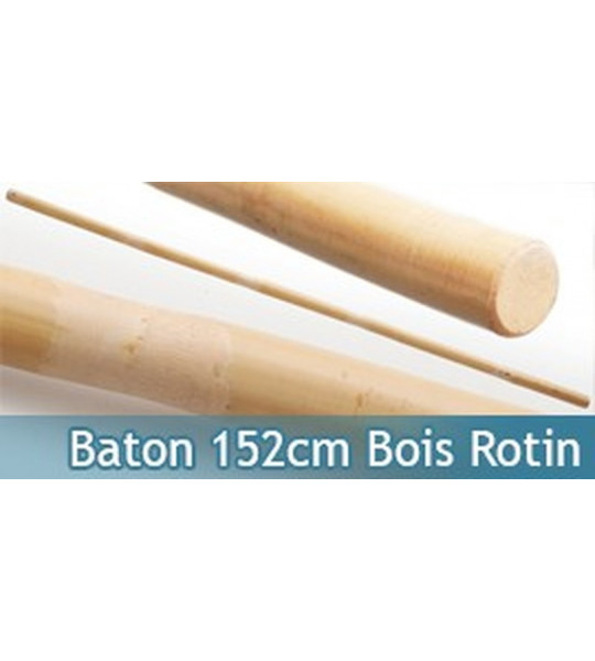 Baton Entrainement 152cm Bois Rotin 700grs BO Droit