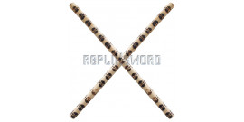 Set 2 Batons Kali en Bois Entrainement 66cm 1905-TX2