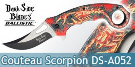 Couteau Pliant Fire Scorpion Dark Side Blades DS-A052