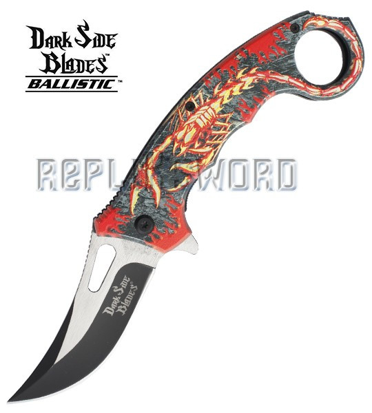 Couteau Pliant Fire Scorpion Dark Side Blades DS-A052 Couteau Pliant Fire Scorpion Dark Side Blades DS-A052