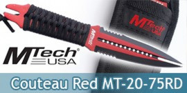 Couteau Red MtechDague MT-20-75RD