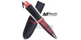 Couteau Red MtechDague MT-20-75RD