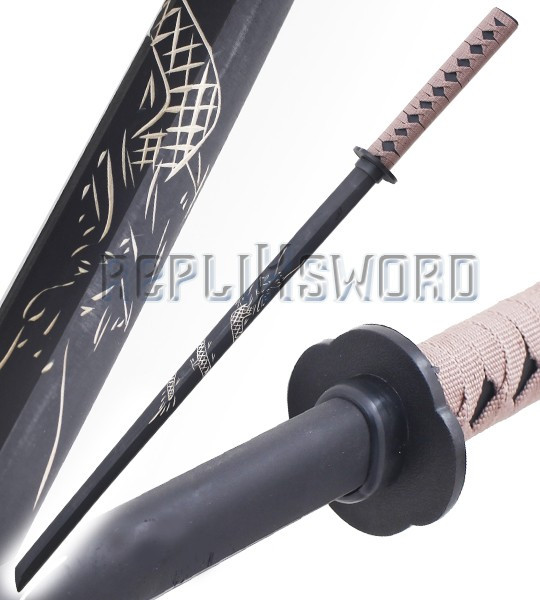 Bokken Epee en Bois Sabre Entrainement Dragon 1807D