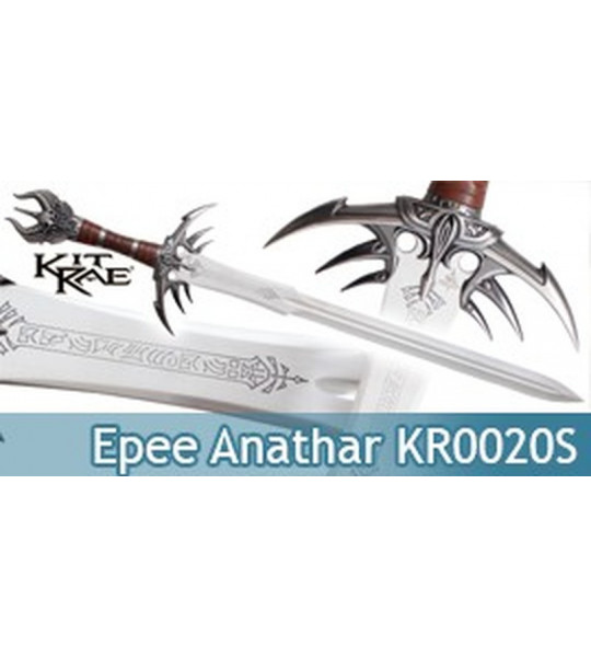 Epee Kit Rae Anathar Reissue KR0020S Sabre Replique Acier