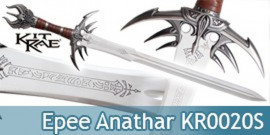 Epee Kit Rae Anathar Reissue KR0020S Sabre Replique Acier