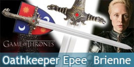Game of Thrones Oathkeeper Epee  Brienne de Torth