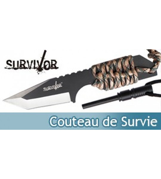 Petit Couteau de Survie et Allume Feu HK-106320TN