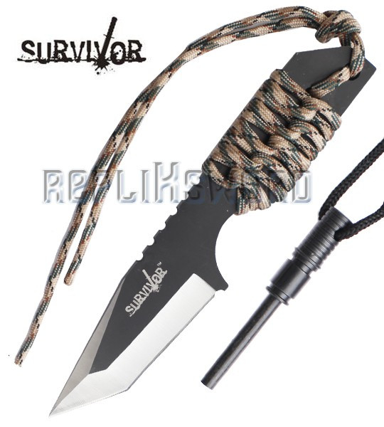 Petit Couteau de Survie et Allume Feu HK-106320TN