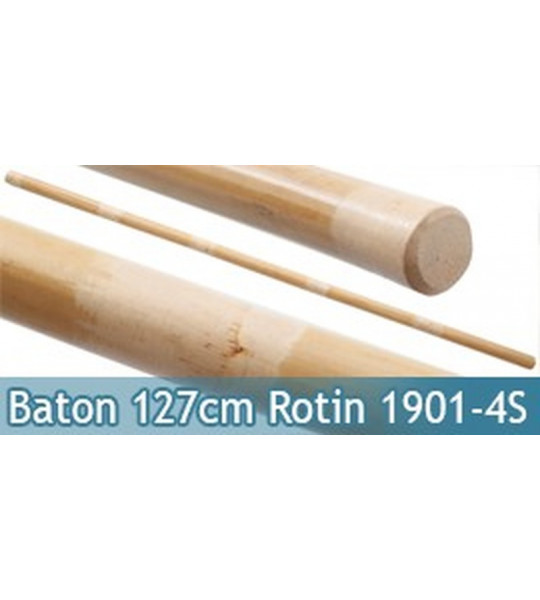 Baton Entrainement 127cm Bois Rotin 580grs JO Droit