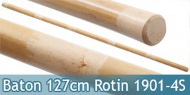 Baton Entrainement 127cm Bois Rotin 580grs JO Droit