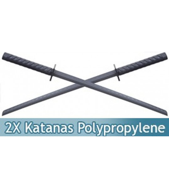 2X Katanas en Polypropylene Epee Sabre ABS