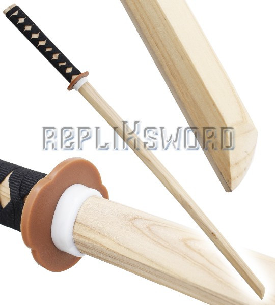 Bokken Epee en Bois Sabre Entrainement White Edition