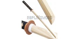 Bokken Epee en Bois Sabre Entrainement White Edition