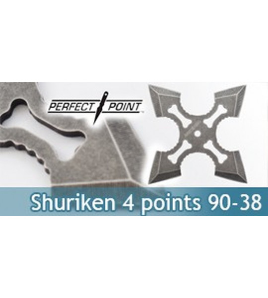 Shuriken 4 Branches Perfect Point 90-38 Etoile Ninja