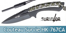 Petit Couteau de Survie et Allume Feu HK-767CA