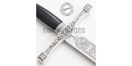 Epee Excalibur a une Main Silver Edition Marto 77cm