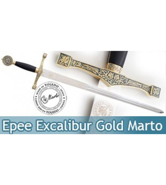 Epee Excalibur Edition Gold Black Marto Roi Arthur