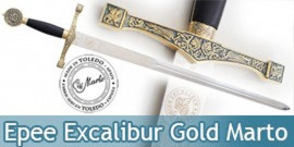 Epee Excalibur Edition Gold Black Marto Roi Arthur