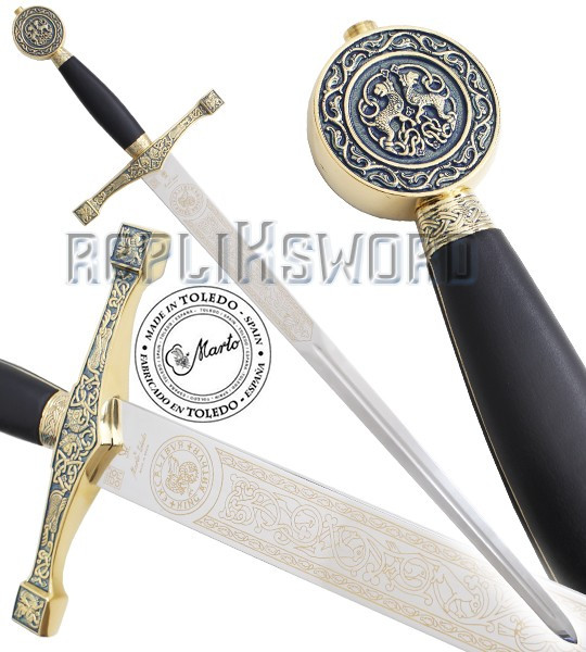 Epee Excalibur Edition Gold Black Marto Roi Arthur