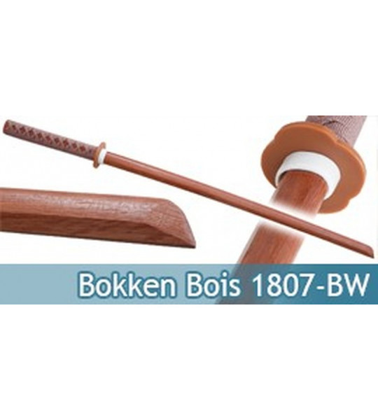 Bokken Epee en Bois Sabre Entrainement 1807-BW