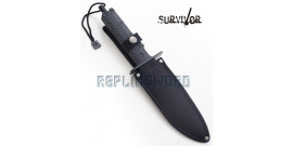 Couteau de Chasse Survivor Poignard HK-796BK Black