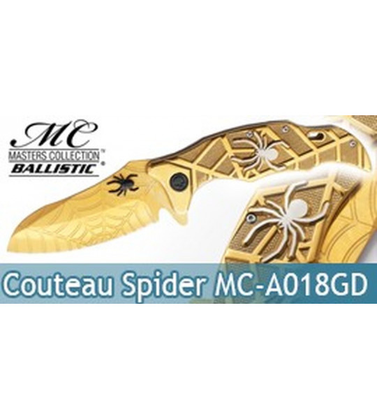 Couteau de Poche Spider Gold MC-A018GD Pliant