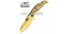 Couteau de Poche Spider Gold MC-A018GD Pliant