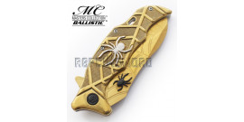 Couteau de Poche Spider Gold MC-A018GD Pliant