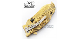 Couteau de Poche Spider Gold MC-A018GD Pliant