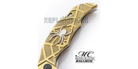 Couteau de Poche Spider Gold MC-A018GD Pliant