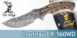 Couteau de Chasseur Poignard Elk Ridge ER-560WD