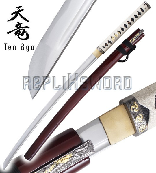 Ten Ryu - Shirasaya Katana Forgé Tomoe - Maru 1045 Ten Ryu - Shirasaya Katana Forgé Tomoe - Maru 1045