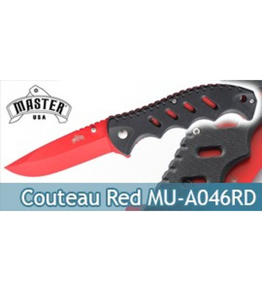 Couteau de Poche Master Cutlery Red MU-A046RD