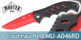 Couteau de Poche Master Cutlery Red MU-A046RD