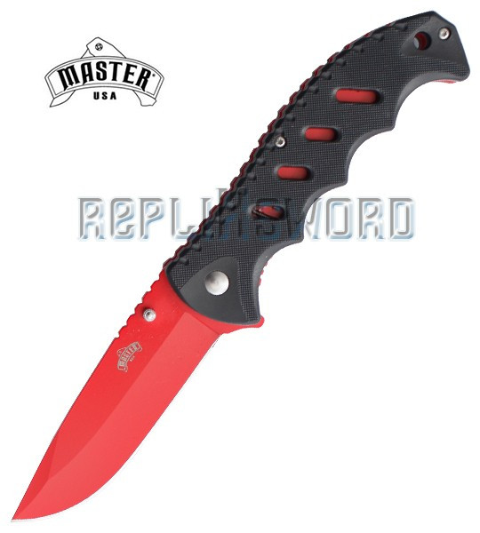 Couteau de Poche Master Cutlery Red MU-A046RD