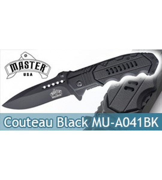 Couteau Pliant Master Cutlery Black Edition MU-A041BK