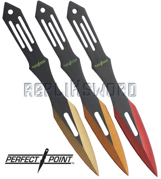 Set de 3 Couteau de Lancer Kunais Perfect Point