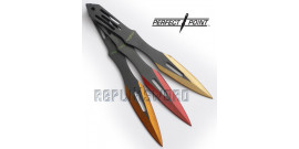 Set de 3 Couteau de Lancer Kunais Perfect Point