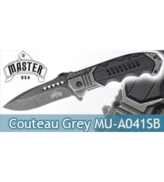 Couteau Pliant Master Cutlery Grey Edition MU-A041SB