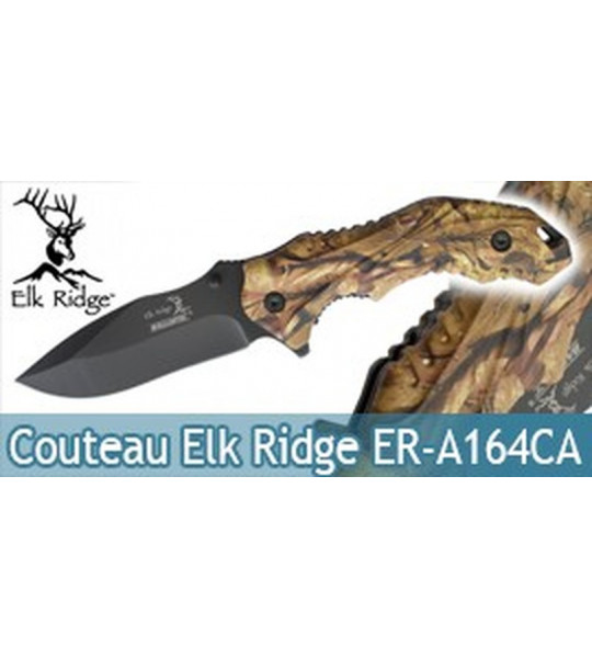 Couteau de Poche Nature Chasseur Elk Ridge ER-A164CA