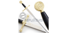 Epee Excalibur a une Main Gold Edition Marto 77cm