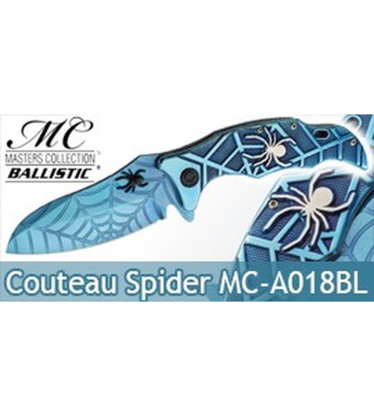 Couteau de Poche Spider Blue MC-A018BL Pliant