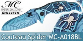 Couteau de Poche Spider Blue MC-A018BL Pliant