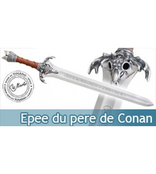 Epee du pere de Conan le Barbare Silver Ediion Marto