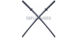 Set 2 Katanas Polypropylene Epee ABS 100cm 