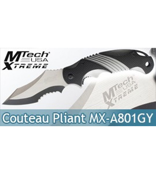 Couteau de Poche Ballistic MX-A801GY PLiant