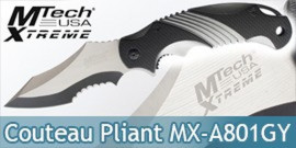 Couteau de Poche Ballistic MX-A801GY PLiant