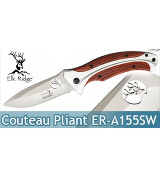 Couteau de Poche Chasseur Elk Ridge ER-A155SW