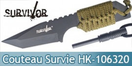 Petit Couteau de Survie et Allume Feu HK-106320