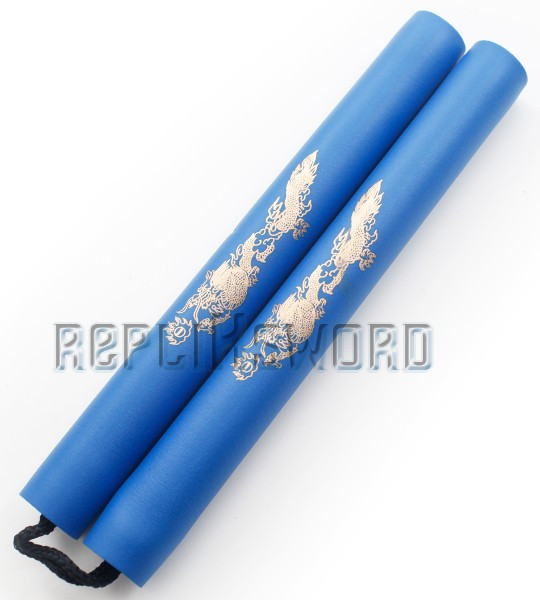 Nunchaku Dragon Mousse Bleu Entrainement 801-BL